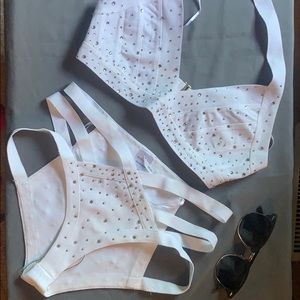 Fashion nova two piece bandage set